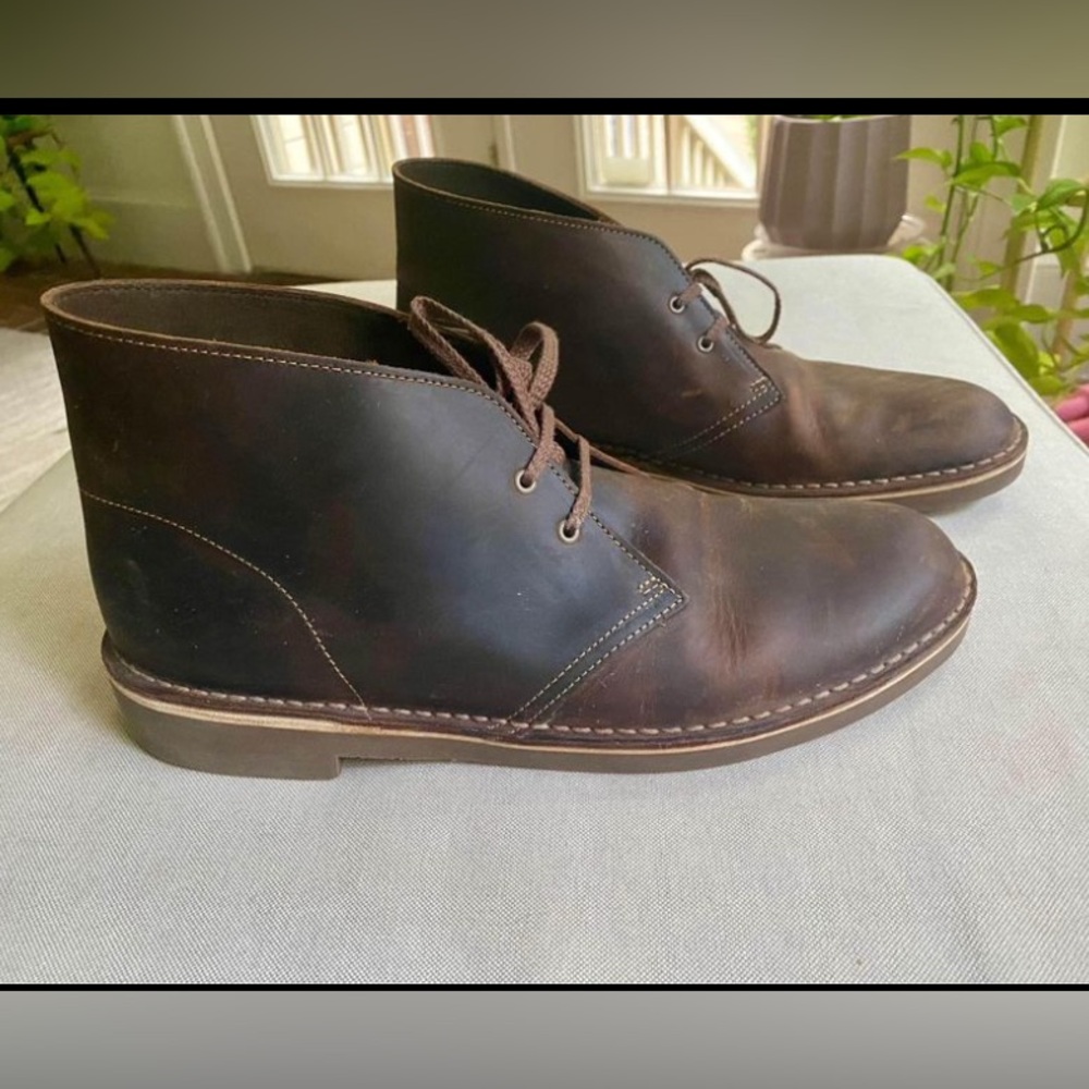 Clarks Desert Boot in Beeswax Leather